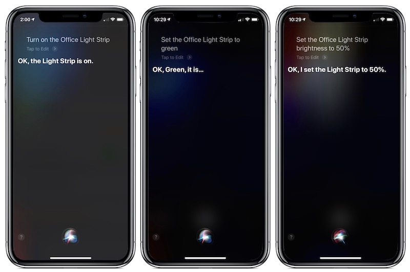 koogeek light strip siri