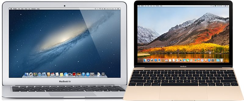 macbook air and 12 inch
