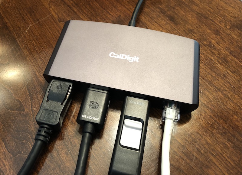 caldigit mini dock cables