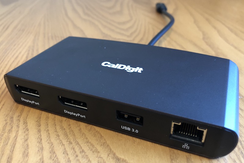 caldigit mini dock dp front