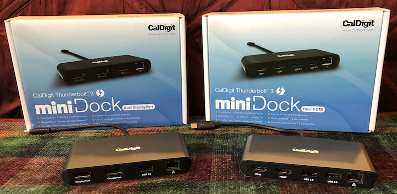 caldigit mini docks contents