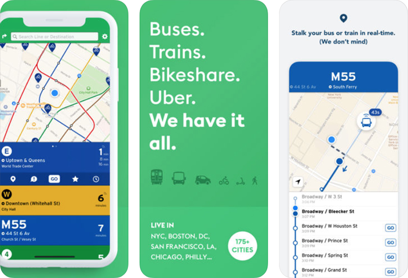 transit app trio