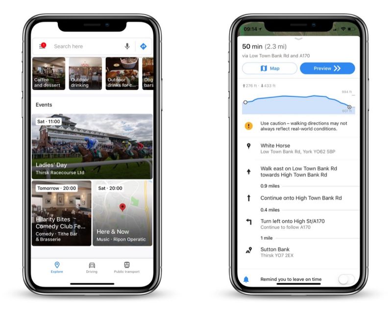 Google Maps App Updated With New Events Section And