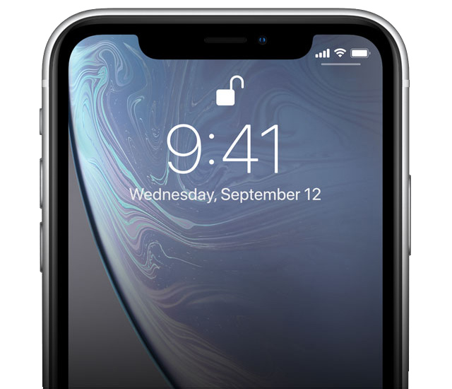 front of iphone xr