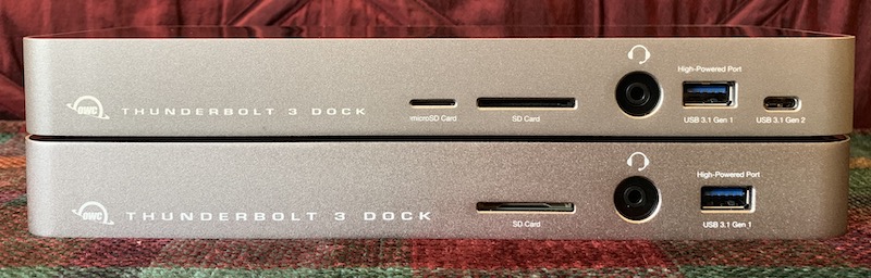 owc tb3 dock 2018 front compare