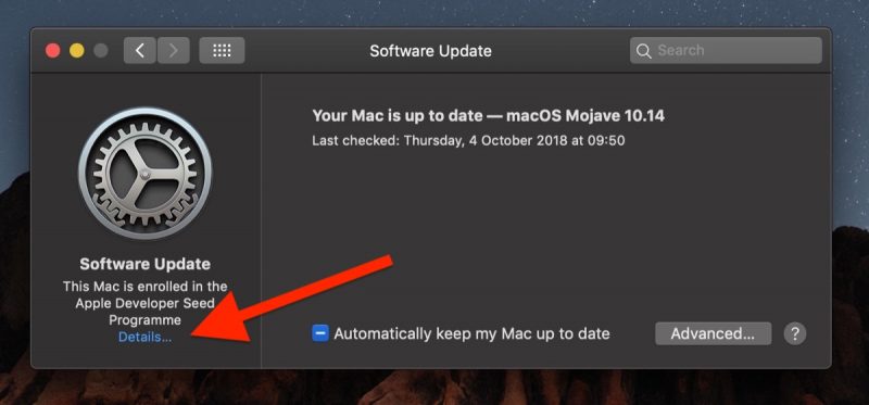 stop receiving beta macos mojave03