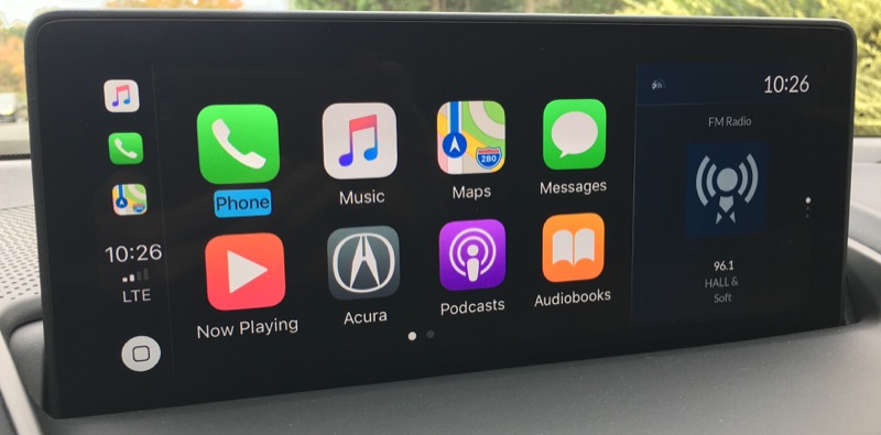 acura rdx carplay home