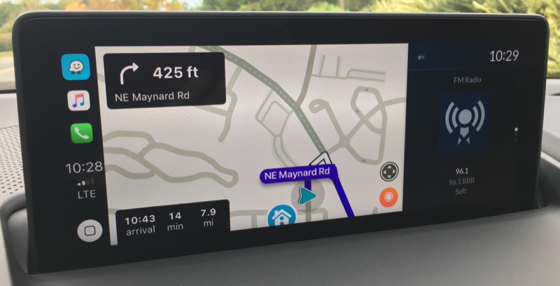 acura rdx carplay waze