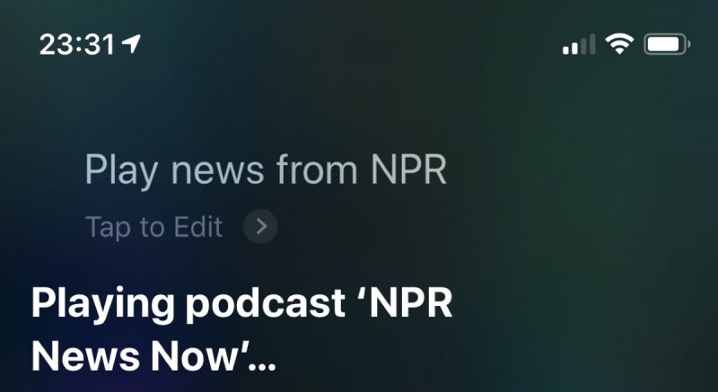 how to get siri to play a news brief 0