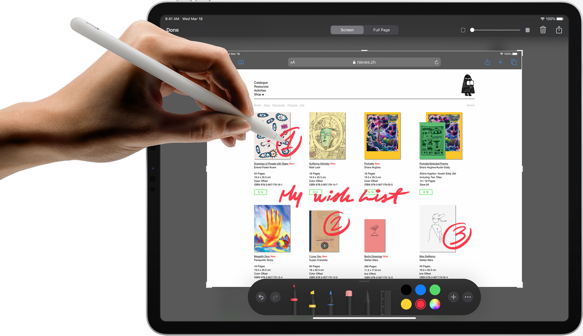 Macbook pro on sale apple pencil