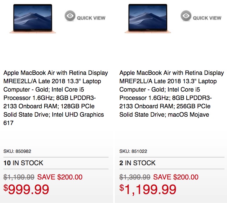 micro center macbook air deal