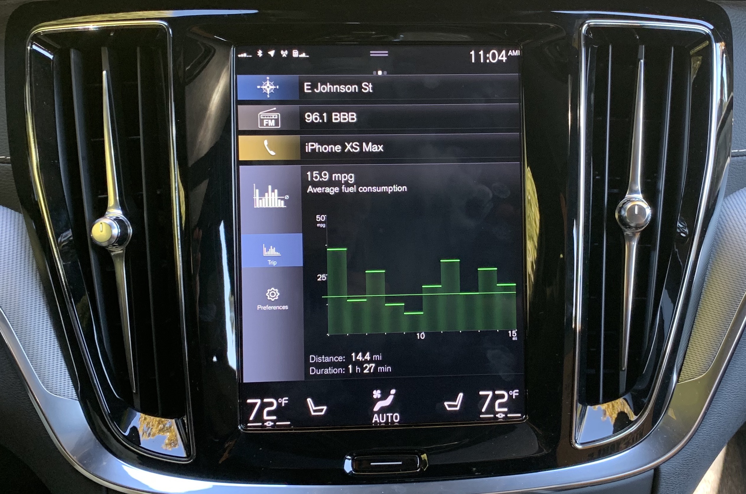 volvo s60 sensus mpg