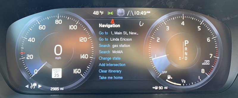 volvo s6 nav triggers