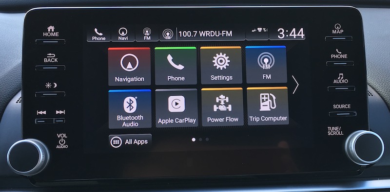 accord hybrid display audio