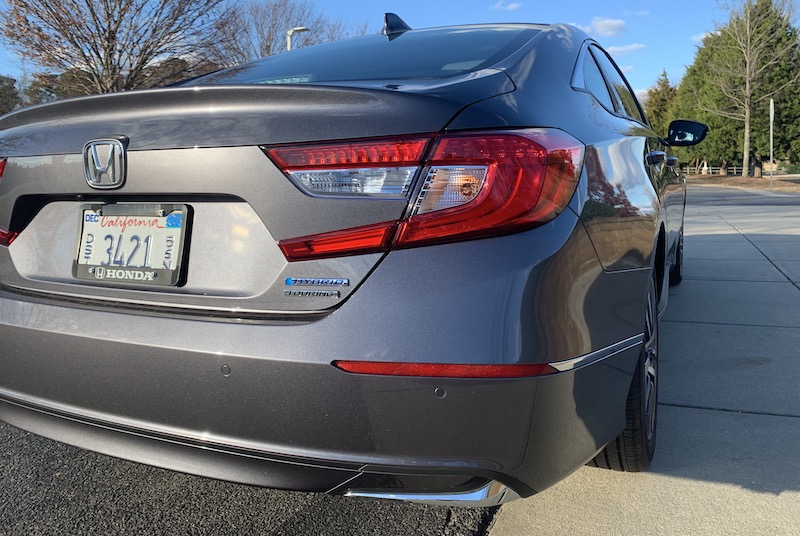 accord hybrid rear