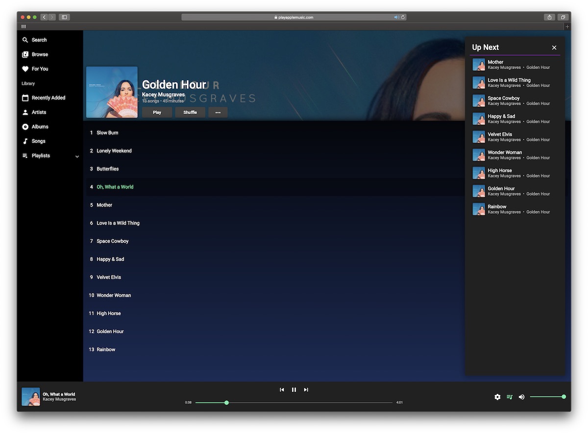 apple music web player 3