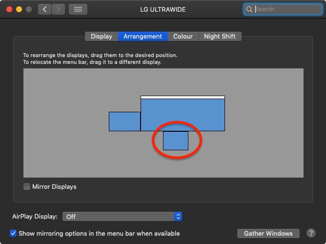 duet display arrangement