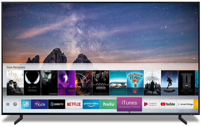 samsung tv itunes app