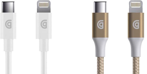 usb c to lightning griffin trimmed