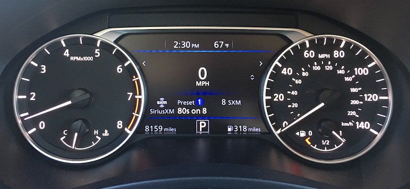 altima driver display