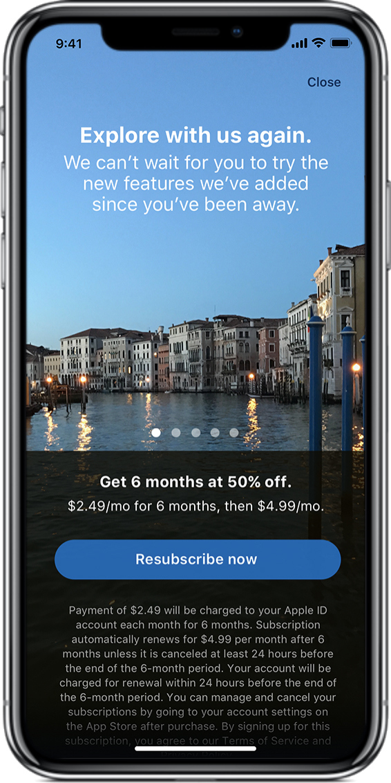 ios promotional subscription