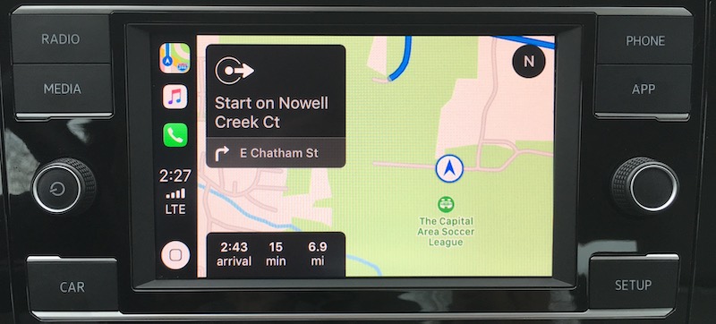 jetta carplay maps