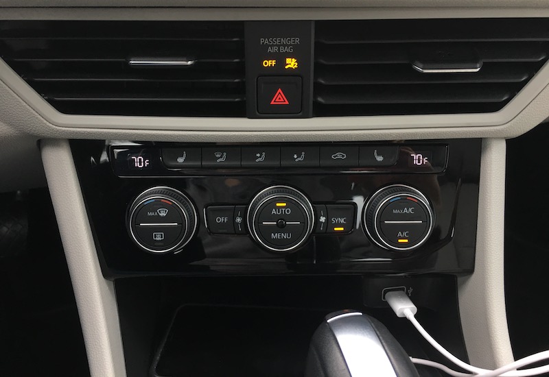 jetta climate controls