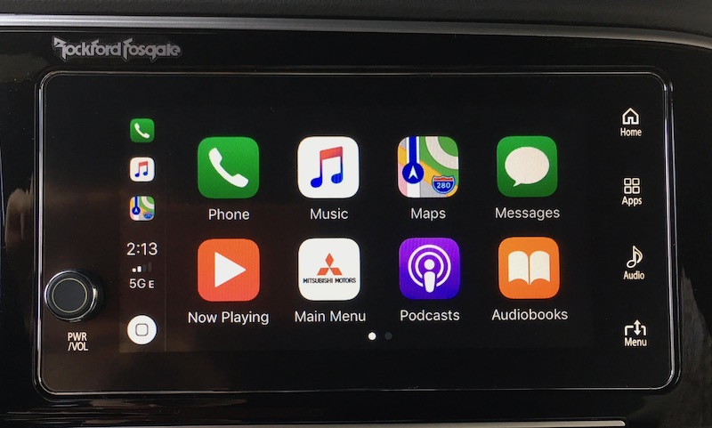 outlander carplay home