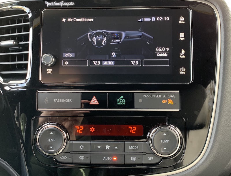 outlander climate control