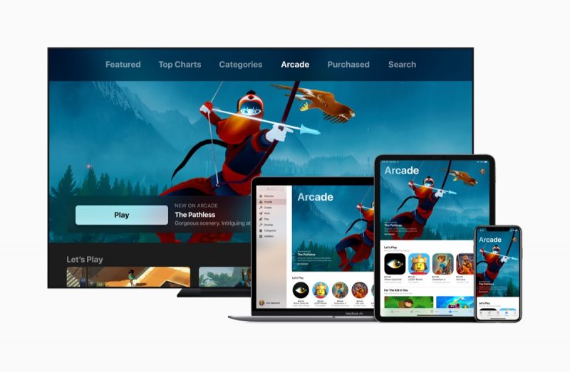 Apple introduces apple arcade apple tv ipad pro iphone xs macbook pro 03252019