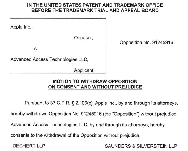 appleoppositionwithdrawal