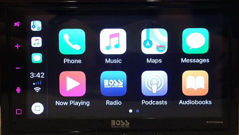 boss carplay home