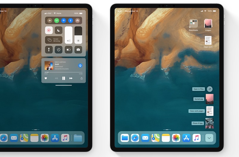 ios 13 control center concept