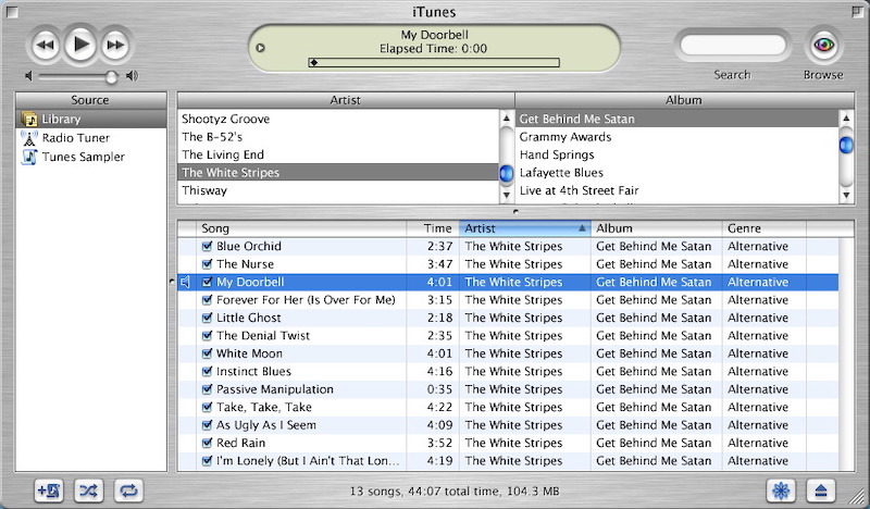 itunes 2001