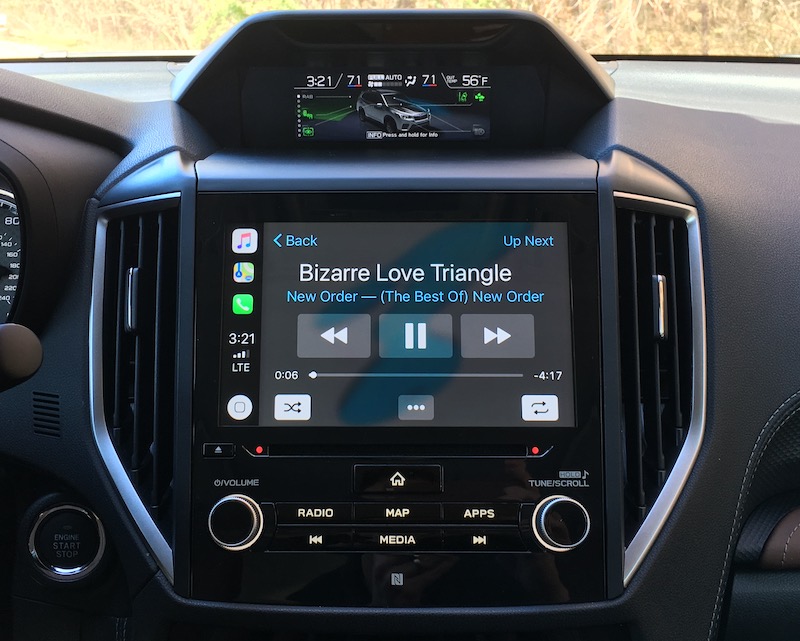 subaru forester carplay now playing