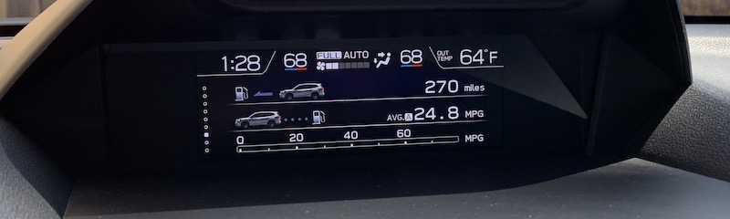 subaru forester fuel economy