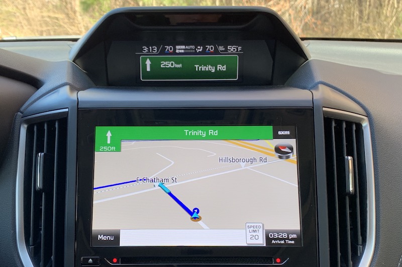 subaru forester navigation