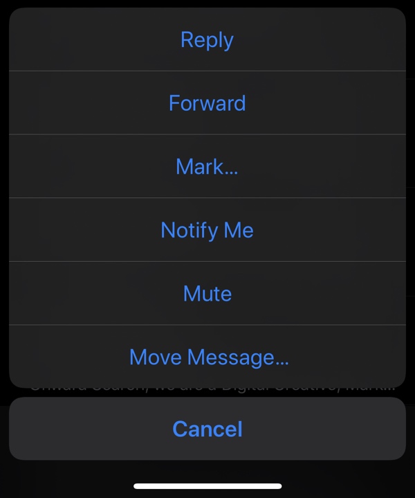 iOS 13 Mut Threads