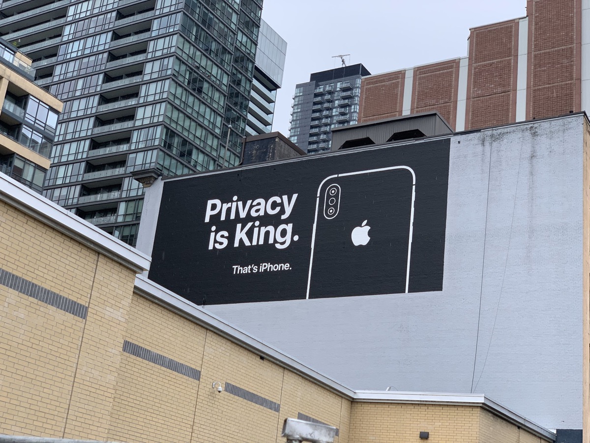 apple billboard privacy canada