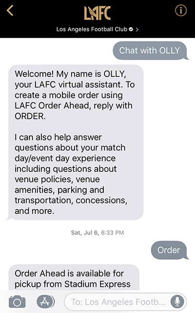 lafc apple business chat