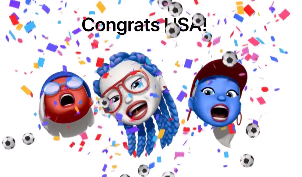 world cup win 2019 memoji tribute apple