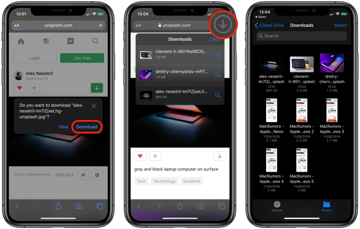 safari downloads