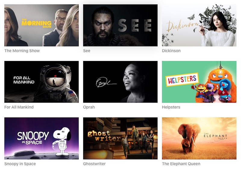 apple tv plus series