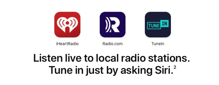 homepod live radio