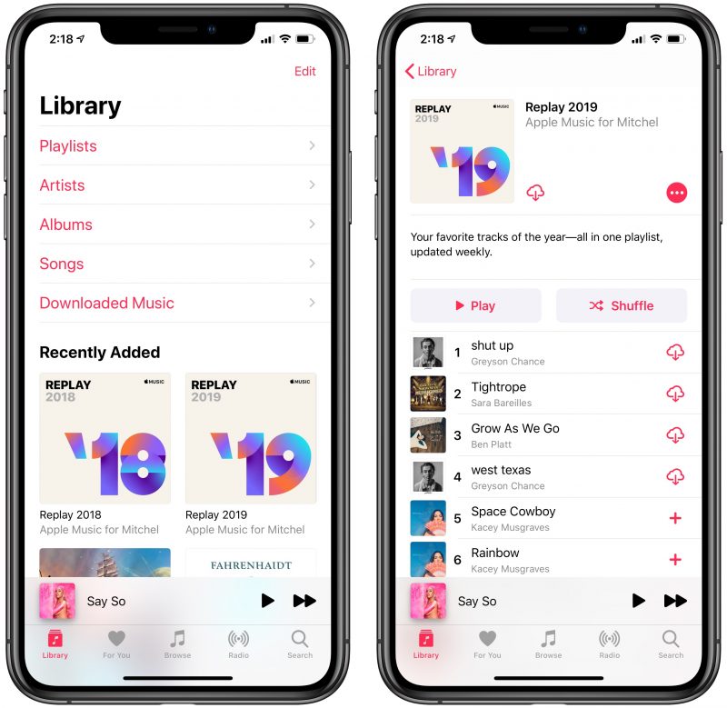 Apple music app