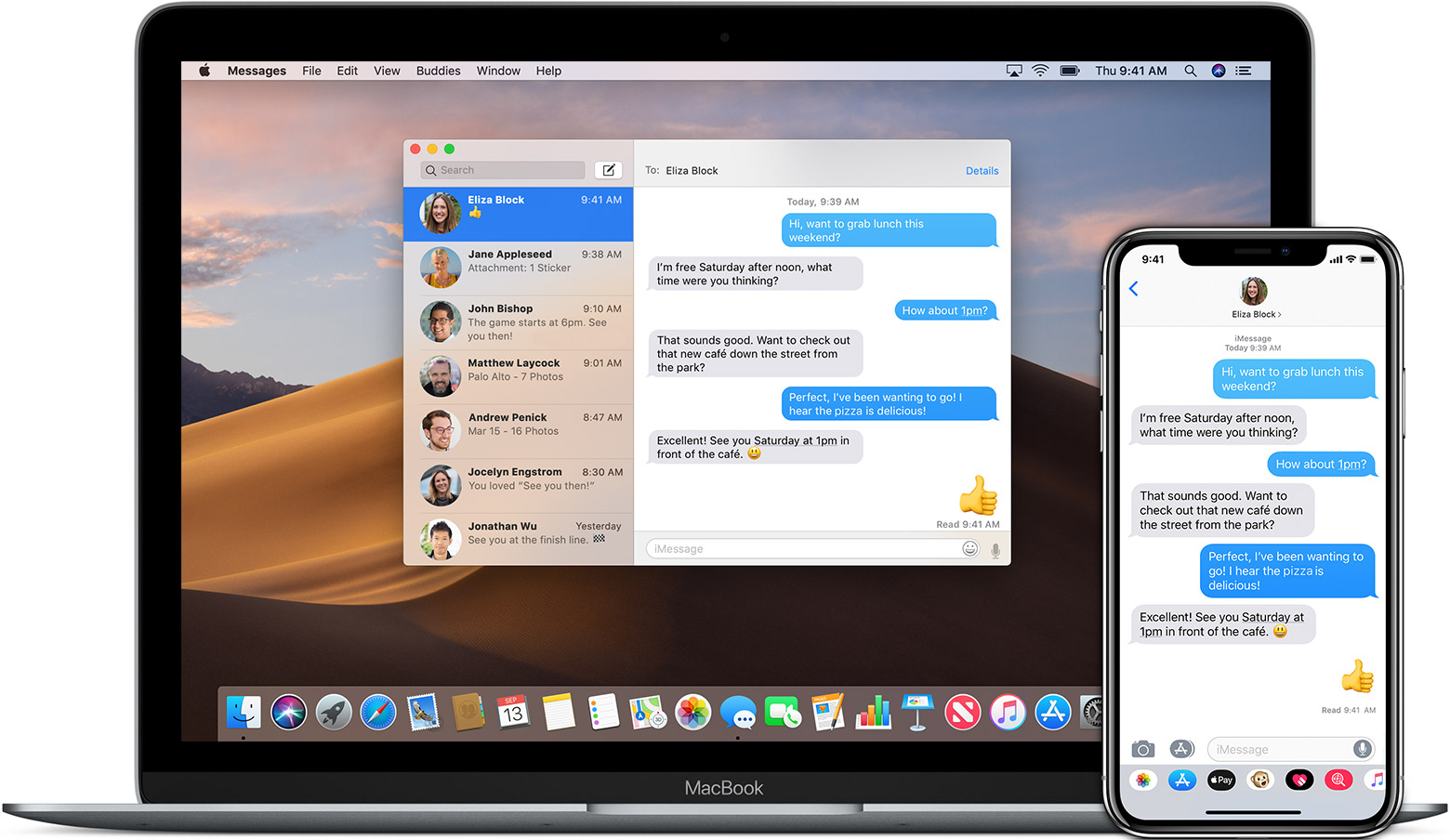 how to hide i messages on a mac