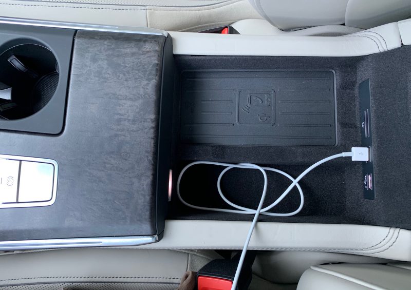 audi a7 console compartment