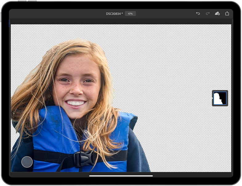 photoshop ipad select subject