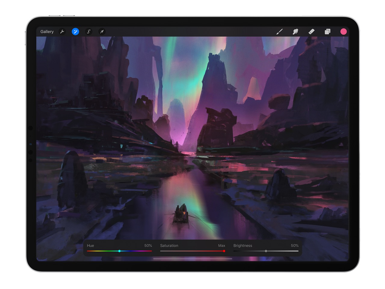 procreate 5 interface