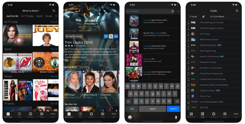 tiVo mobile app